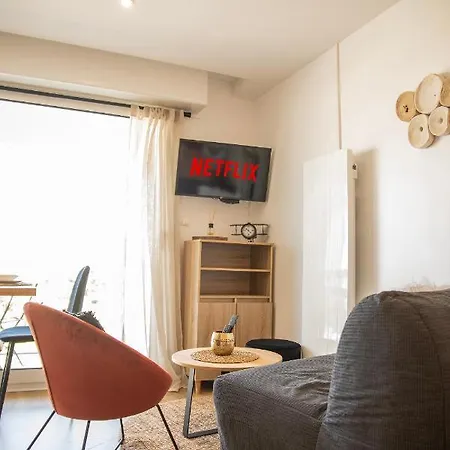 Tresor D'opale T1 Vue Balneo-spa Parking Prive Wifi Netflix 3 Pers Apartman